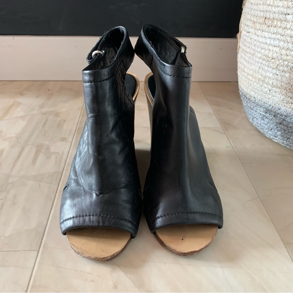 Rag & Bone wembley leather wedge